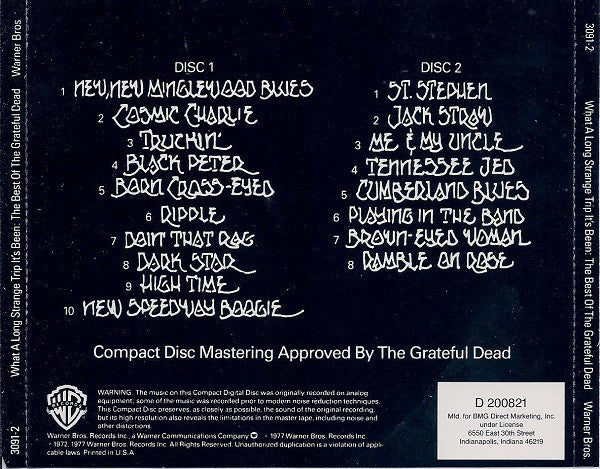 The Grateful Dead : What A Long Strange Trip It's Been: The Best Of The Grateful Dead (2xCD, Comp, Club, BMG)