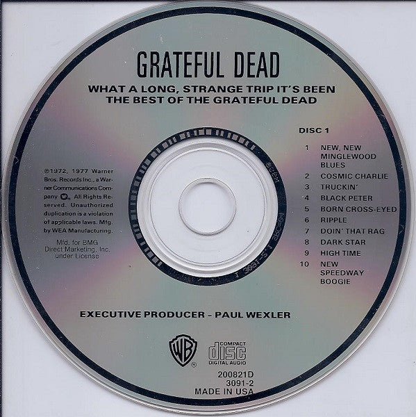 The Grateful Dead : What A Long Strange Trip It's Been: The Best Of The Grateful Dead (2xCD, Comp, Club, BMG)