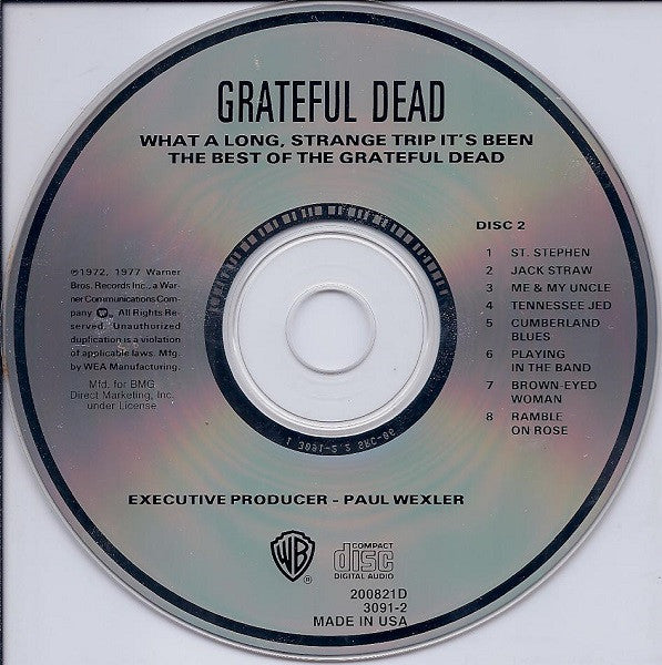 The Grateful Dead : What A Long Strange Trip It's Been: The Best Of The Grateful Dead (2xCD, Comp, Club, BMG)