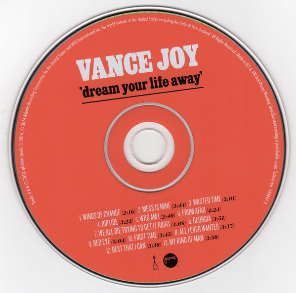 Vance Joy : Dream Your Life Away (CD, Album)
