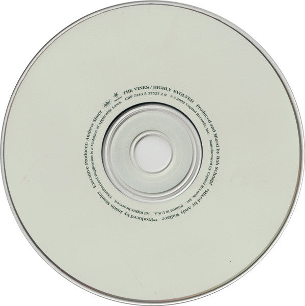 The Vines : Highly Evolved (CD, Album)