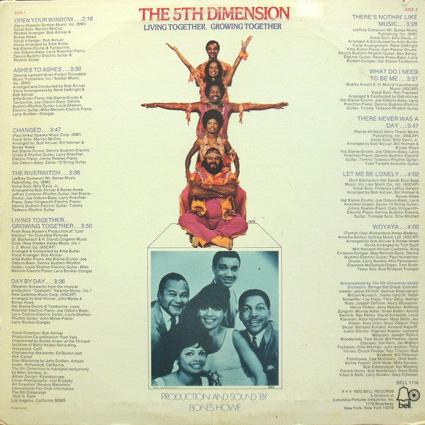 The Fifth Dimension : Living Together, Growing Together (LP, Album)