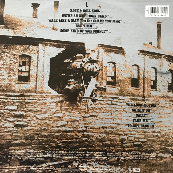 Grand Funk Railroad : Grand Funk Hits (LP, Comp, RE, Jac)