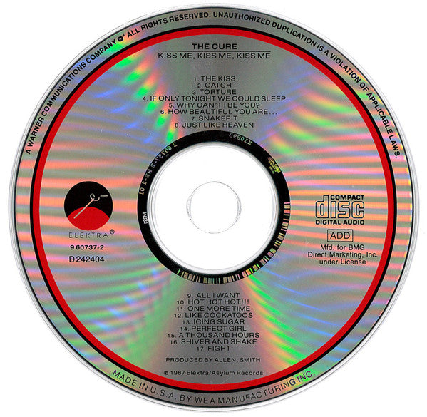 The Cure : Kiss Me Kiss Me Kiss Me (CD, Album, Club, RE, BMG)