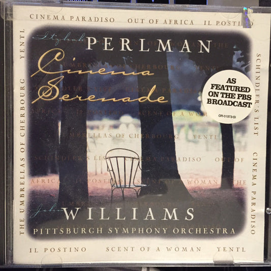 Itzhak Perlman - John Williams (4) - Pittsburgh Symphony Orchestra : Cinema Serenade (CD, Album)