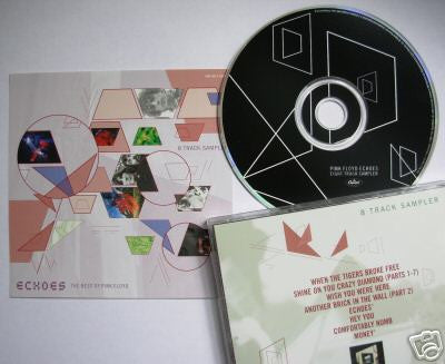 Pink Floyd : Echoes (The Best Of Pink Floyd) (8 Track Sampler) (CD, Comp, Promo, RM, Smplr)