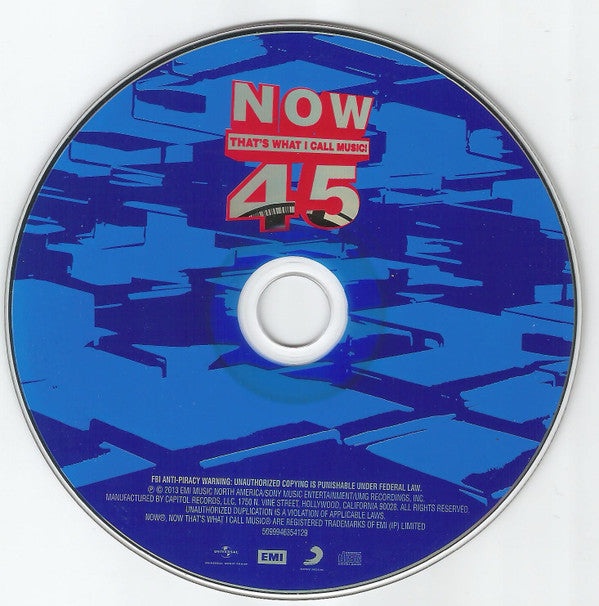 Various : Now That's What I Call Music! 45 (CD, Comp)