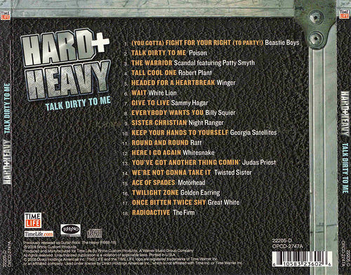 Various : Hard + Heavy: Talk Dirty To Me (CD, Comp)
