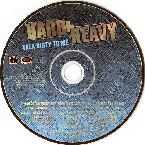 Various : Hard + Heavy: Talk Dirty To Me (CD, Comp)