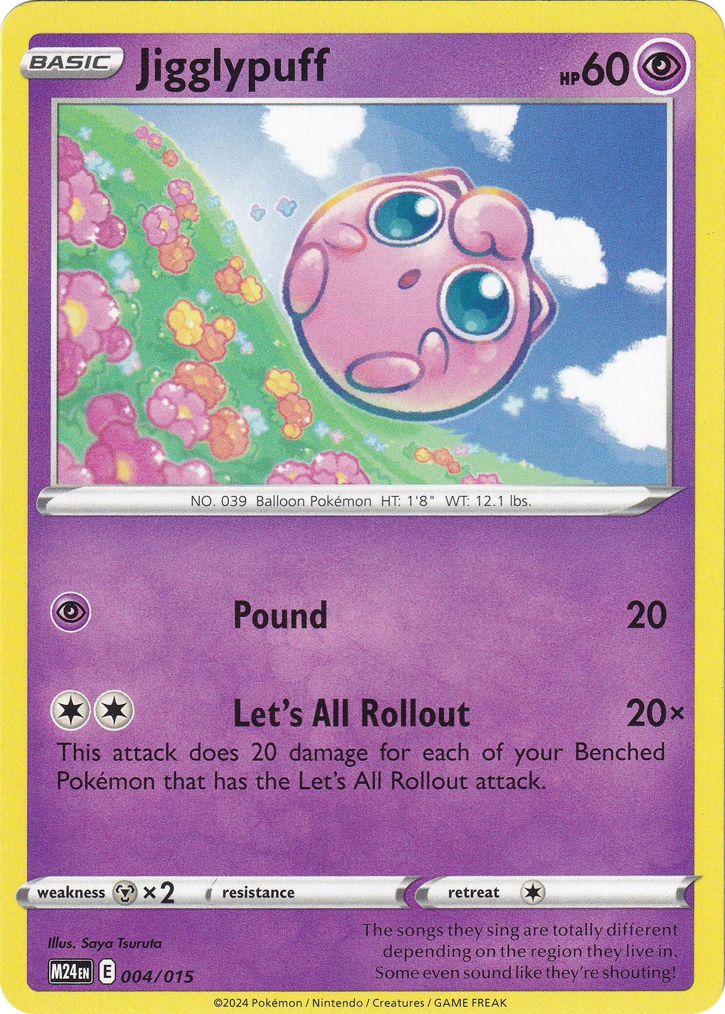 Jigglypuff [M24 - 004/015] Pokemon Trading Card