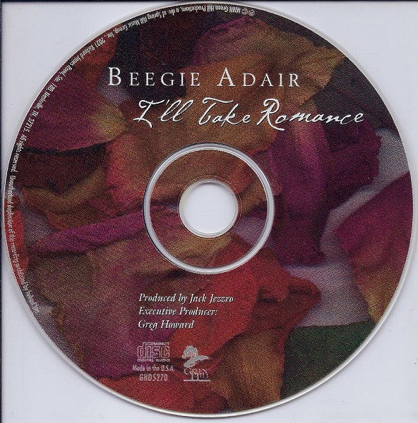 Beegie Adair With The Jeff Steinberg Orchestra : I'll Take Romance (CD, Album)