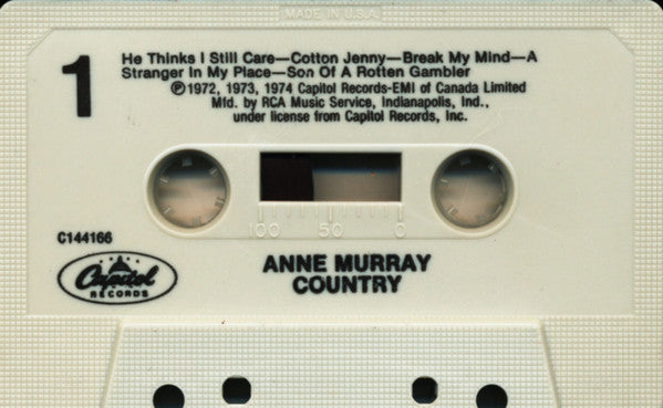 Anne Murray : Anne Murray Country (Cass, Comp, Club)