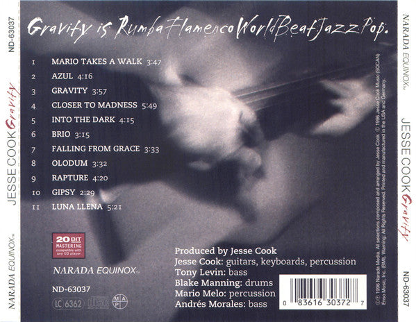 Jesse Cook : Gravity (CD, Album)