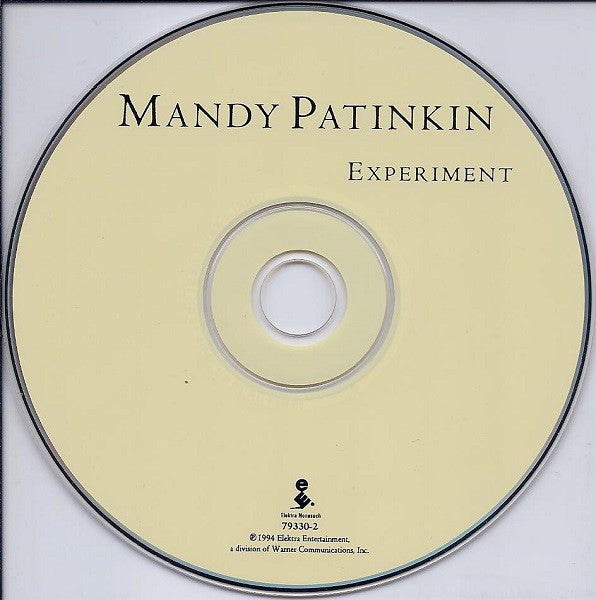 Mandy Patinkin : Experiment (CD, Album)