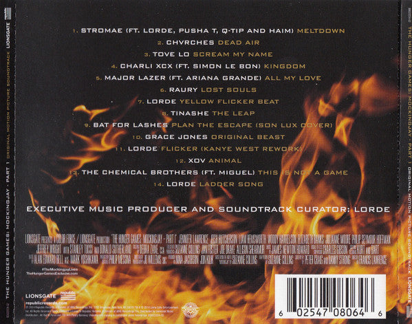 Various : The Hunger Games: Mockingjay - Part 1 (Original Motion Picture Soundtrack) (CD, Album, Comp)