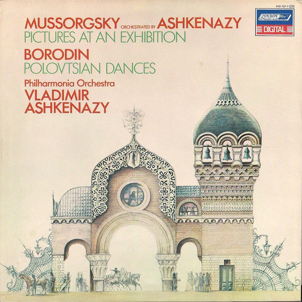 Modest Mussorgsky Orchestrated By Vladimir Ashkenazy, Alexander Borodin, Philharmonia Orchestra, Vladimir Ashkenazy - Pictures At An Exhibition / Polovtsian Dances (LP) (VG+) - Endless Media