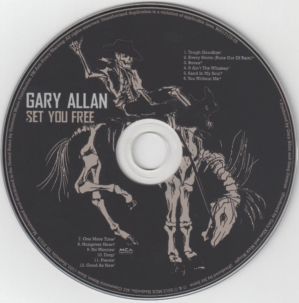 Gary Allan (2) : Set You Free (CD, Album)