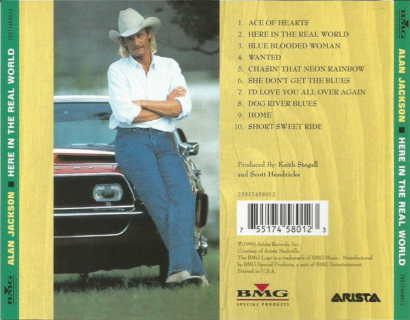 Alan Jackson (2) : Here In The Real World (CD, Album, RE)