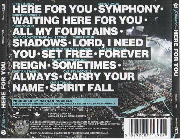 Various : Passion: Here For You (CD, Album)