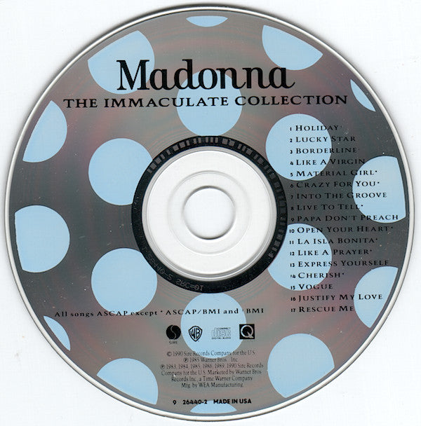 Madonna : The Immaculate Collection (CD, Comp, SRC)