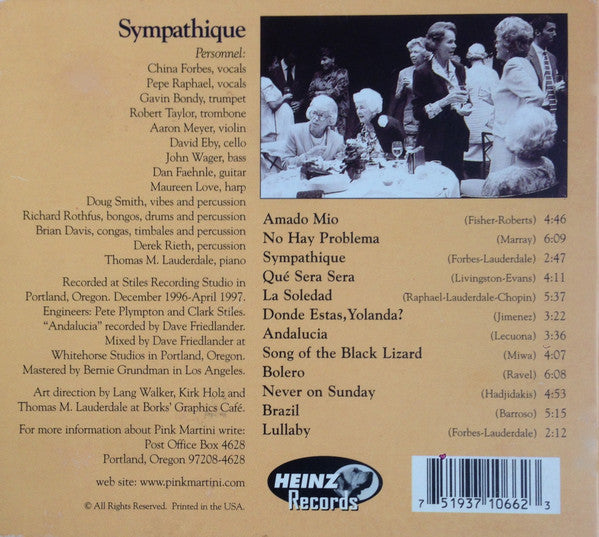Pink Martini : Sympathique (CD, Album, Dig)