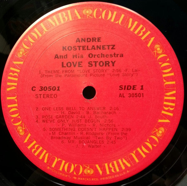 André Kostelanetz And His Orchestra - Love Story (LP) (G) - Endless Media