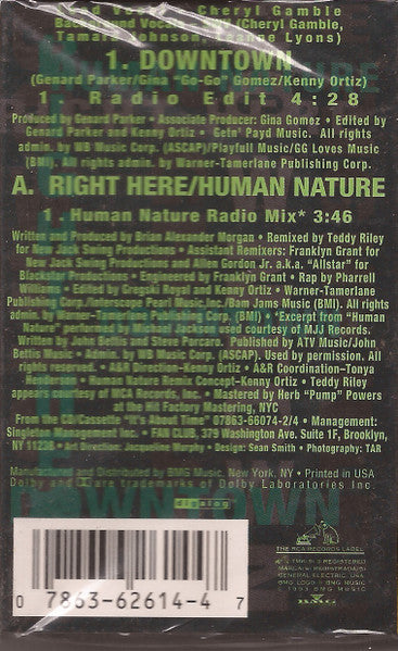 SWV : Downtown / Right Here/Human Nature (Cass, Single)