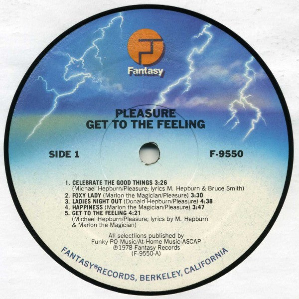 Pleasure  - Get To The Feeling (LP) (VG) - Endless Media