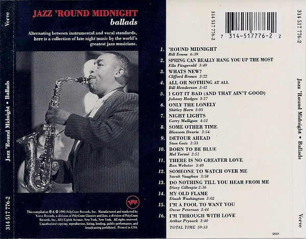 Various : Jazz 'Round Midnight - Ballads (CD, Comp)