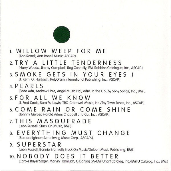 David Sanborn : Pearls (CD, Album, Club)
