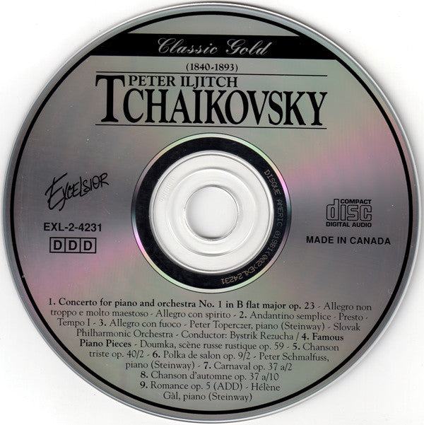 Pyotr Ilyich Tchaikovsky : Concerto For Piano And Orchestra No. 1 In B Flat Major Op. 23 / Famous Piano Pieces (CD, Comp)
