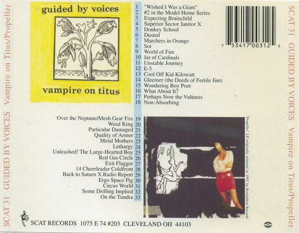 Guided By Voices : Vampire On Titus / Propeller (CD, Comp)