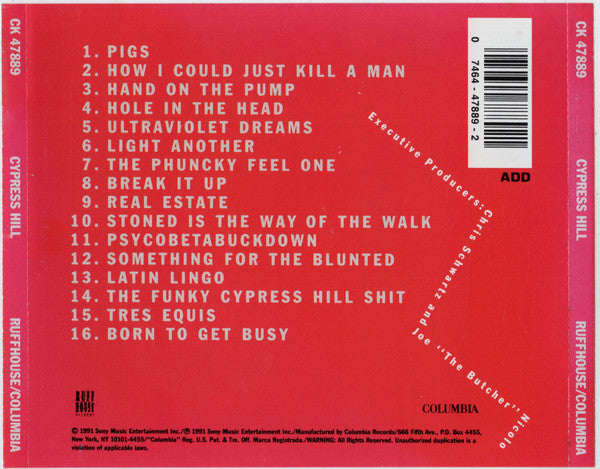 Cypress Hill : Cypress Hill (CD, Album)