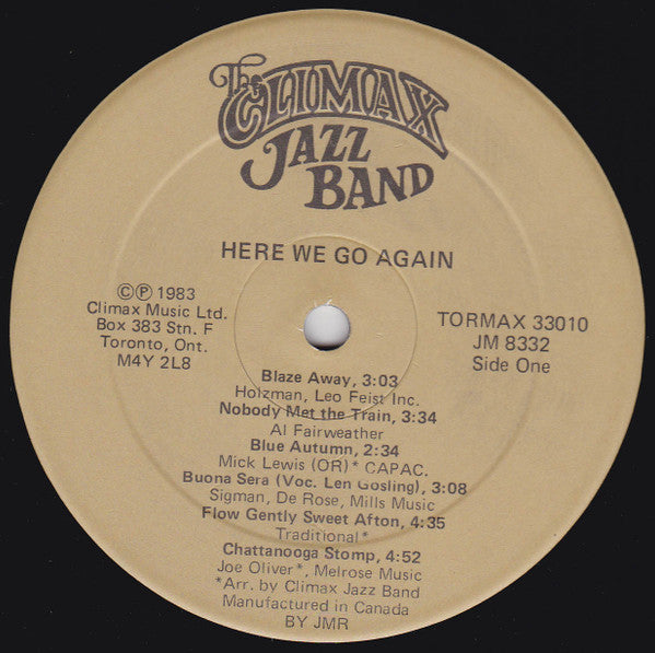 Climax Jazz Band : Here We Go Again (LP)