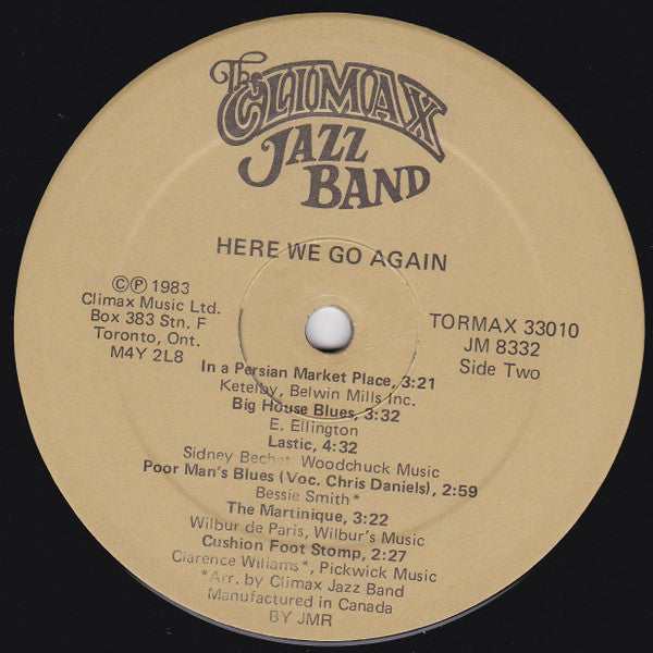 Climax Jazz Band : Here We Go Again (LP)