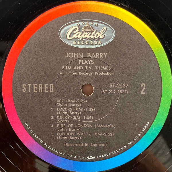 John Barry - Plays Film & T.V. Themes (LP) (VG+) - Endless Media