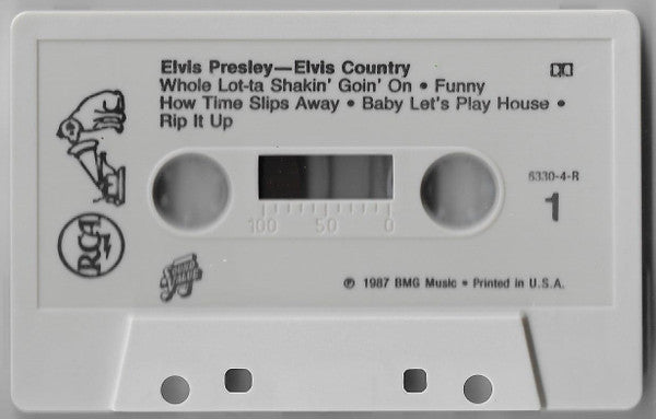 Elvis Presley : Elvis Country (Cass, Comp, Whi)