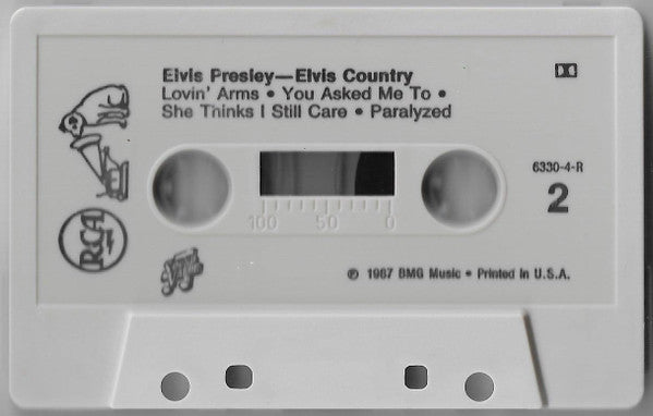 Elvis Presley : Elvis Country (Cass, Comp, Whi)