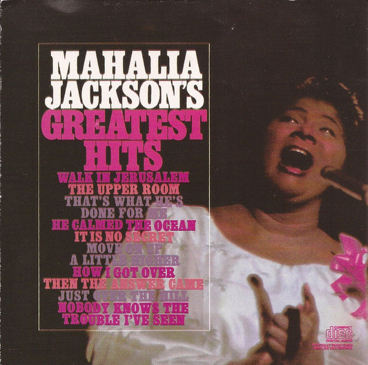 Mahalia Jackson : Mahalia Jackson's Greatest Hits (CD, Comp, RE)