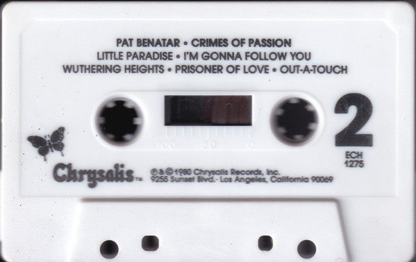 Pat Benatar : Crimes Of Passion (Cass, Album, Club, Col)
