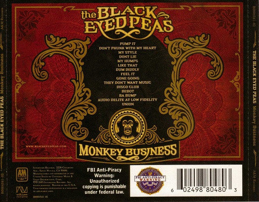 Black Eyed Peas : Monkey Business (CD, Album)