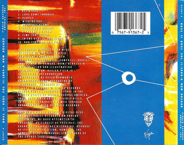 Soul II Soul : Vol II - 1990 - A New Decade (CD, Album)