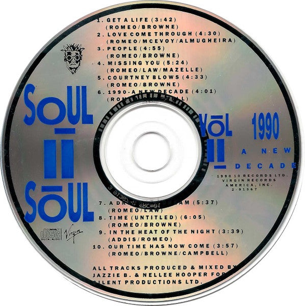 Soul II Soul : Vol II - 1990 - A New Decade (CD, Album)