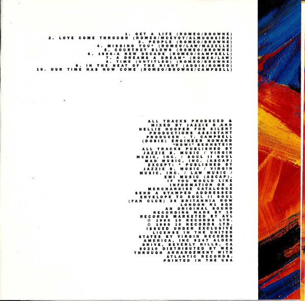 Soul II Soul : Vol II - 1990 - A New Decade (CD, Album)