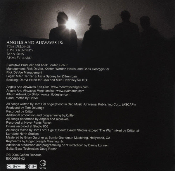 Angels & Airwaves : We Don't Need To Whisper (CD, Album)