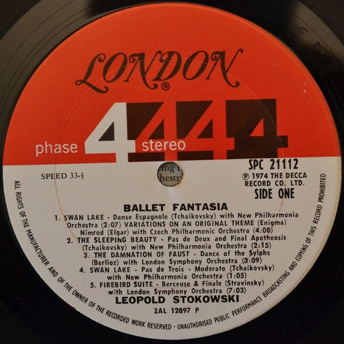 Leopold Stokowski - Ballet Fantasia (LP) (VG) - Endless Media