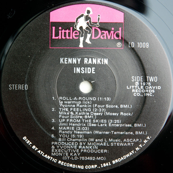 Kenny Rankin - Inside (LP) (VG+) - Endless Media