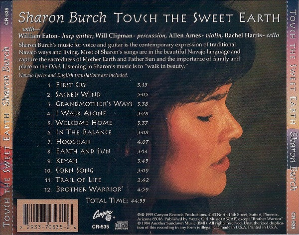 Sharon Burch : Touch The Sweet Earth (CD, Album)