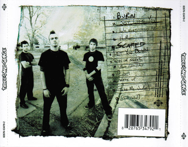 Three Days Grace : Three Days Grace (CD, Album)