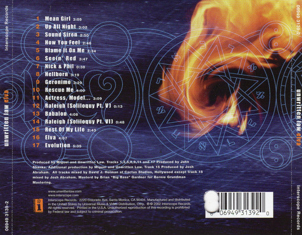 Unwritten Law : Elva (CD, Album)